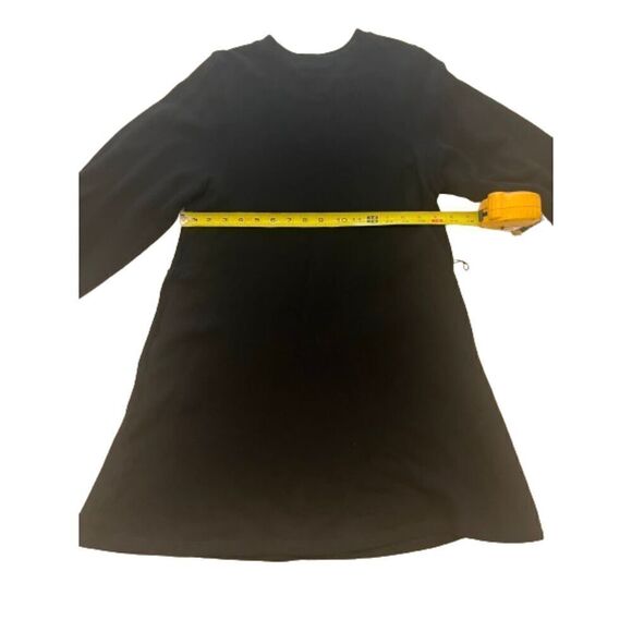Sincerely Jules for Bandier Black Long Sleeve Sweatshirt Dress Size XS - Picture 5 of 7